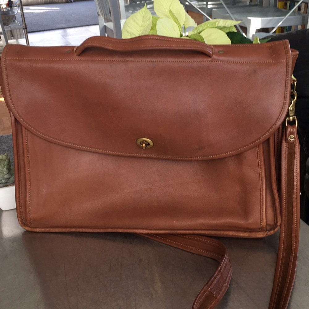 Laura USA/ Leather Briefcase/